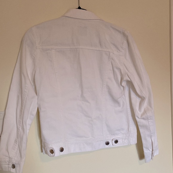 Old Navy Size Small White Denim Jacket - Picture 3 of 3